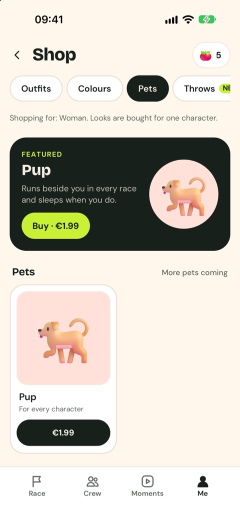 The Shop: Outfits, Colours, Pets and Throws, with the Pup
